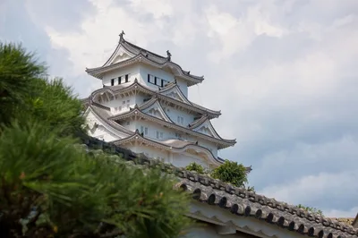 Himeji Castle white heron UNESCO