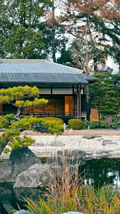 Japanese garden landscape zen