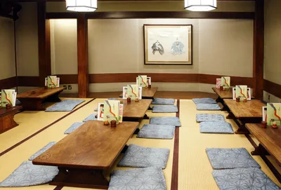 Ryokan tatami room traditional