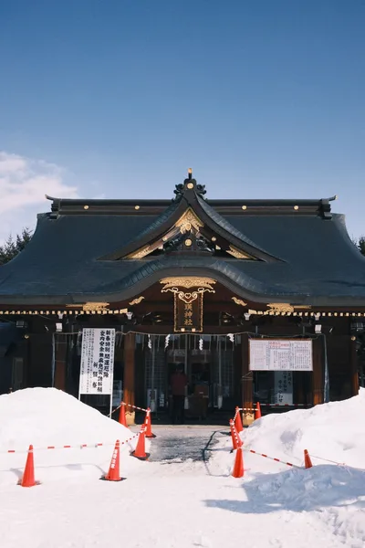 Japanese temple sa winter