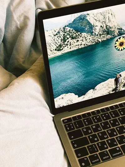 Travel laptop remote working
